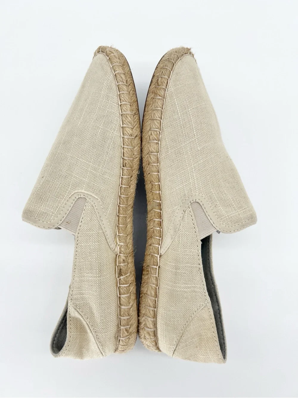 OluKai Women's Espadrille Slip-Ons in Beige